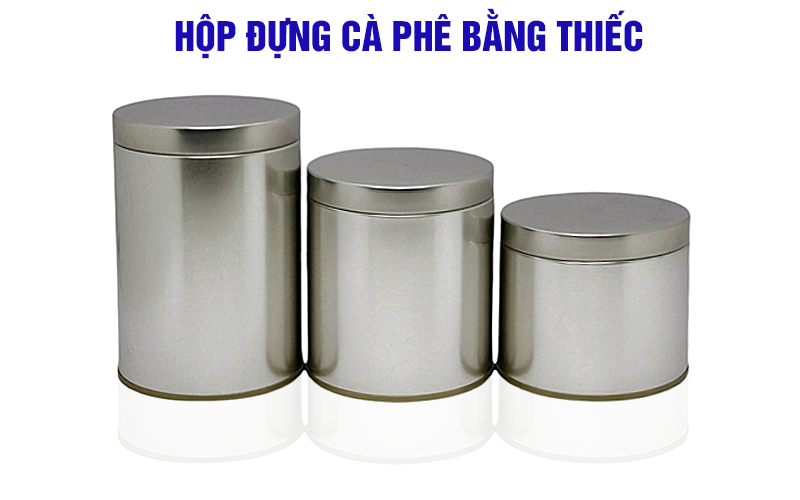 hộp thiếc đựng cà phê 