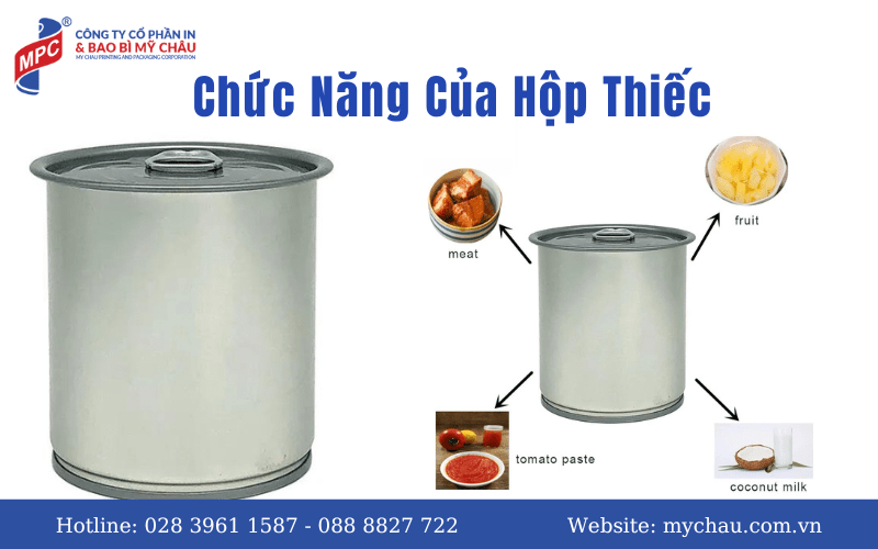 chức năng hộp thiếc 